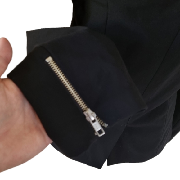 Cooper St Size 6 Black Blazer With Chain Detail Single Breasted Shawl Lapel - Picture 8 of 11